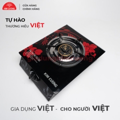 Bếp Gas Đơn Dương Kính Cường Lực Kim Cương [ Bảo Hành Chính Hãng 12 Tháng]