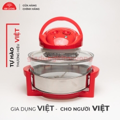 Lò Nướng Thủy Tinh 12 Lít Kim Cương - Lò Nướng Đa Năng [Bảo Hành 1 Đổi 1]