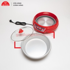 Nồi Lẩu Điện Đa Năng Kim Cương - Dung Tích 3.5 Lít [Bảo Hành Chính Hãng 1 Đổi 1]