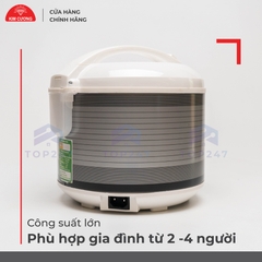 Nồi Cơm Điện Kim Cương - Nắp Gài Chống Dính 1.2 Lít [Chính Hãng]