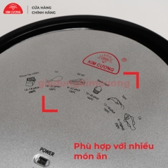 Nồi Chiên Không Dầu Kim Cương - Dung Tích 5.5 Lít [ Bảo Hành Chính Hãng 1 Đổi 1]