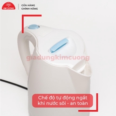 Ấm Đun Siêu Tốc Kim Cương 1.8 Lít Nhựa Cao Cấp [Bảo Hành Chính Hãng 12 Tháng]