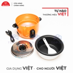 Nồi Cơm Điện Kim Cương - Nắp Rời Chống Dính 0.8 Lít [Chính Hãng]