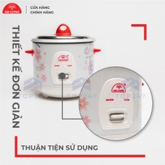 Nồi Cơm Điện Kim Cương 0.6 Lít Nắp Rời