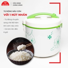 Nồi Cơm Điện Kim Cương - Nắp Gài Chống Dính 3.2 Lít [Chính Hãng]