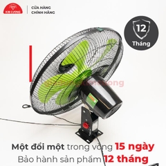 Quạt Treo Tường 2 Dây Kim Cương - Quạt Treo Tường Công Nghiệp [Bảo Hành 12 Tháng]