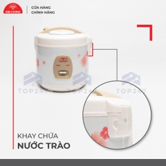 Nồi Cơm Điện Kim Cương - Nắp Gài Chống Dính 1.0 Lít [Chính Hãng]