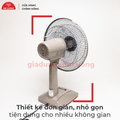 Quạt Bàn B3 Kim Cương - Quạt Bàn Mini Thân Nhựa [Bảo Hành Chính Hãng 12 Tháng]