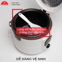 Nồi Cơm Điện Kim Cương - Nắp Gài Chống Dính 1.5 Lít Thông Minh [Chính Hãng]