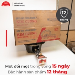 Bếp Khè Gas Công Nghiệp Kim Cương - Bếp Khò Ga Lớn [Bảo Hành Chính Hãng 12 Tháng]