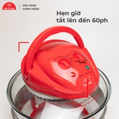 Lò Nướng Thủy Tinh 12 Lít Kim Cương - Lò Nướng Đa Năng [Bảo Hành 1 Đổi 1]