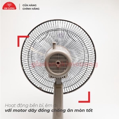 Quạt Bàn B3 Kim Cương - Quạt Bàn Mini Thân Nhựa [Bảo Hành Chính Hãng 12 Tháng]