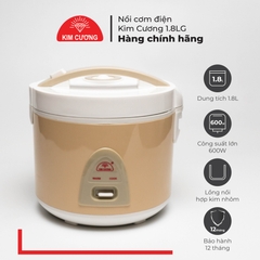 Nồi Cơm Điện Kim Cương - Nắp Gài 1.8 Lít [Chính Hãng]