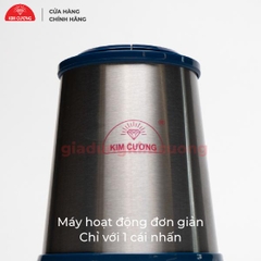 Máy Xay Thịt Đa Năng 2 Lít Kim Cương - 4 Lưỡi Dao Thép Không Gỉ [Bảo Hành 1 Đổi 1]