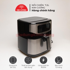 Nồi Chiên Không Dầu Kim Cương - Dung Tích 7.2 Lít [Bảo Hành Chính Hãng 1 Đổi 1]