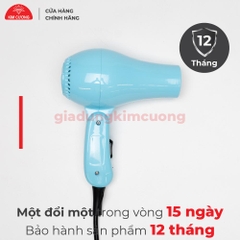 Máy Sấy Tóc Kim Cương 600W - Máy Sấy Tóc Mini 2 Tốc Độ [Bảo Hành 1 Đổi 1]