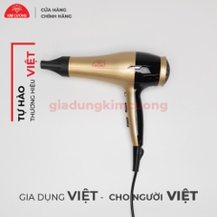 Máy Sấy Tóc Nóng Lạnh Công Suất Lớn 2000 W - Máy Sấy Tóc 2 Chiều Kim Cương 6633