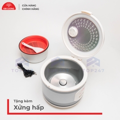Nồi Cơm Điện Kim Cương - Nắp Gài Chống Dính 1.2 Lít [Chính Hãng]