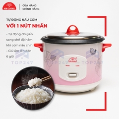 Nồi Cơm Điện Kim Cương 1.5 Lít Nắp Rời Chống Dính