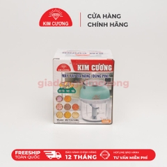 Máy Xay Mini Cầm Tay Kim Cương - Máy Xay Tỏi Ớt Đa Năng Sạc Điện [Bảo Hành 1 Đổi 1]