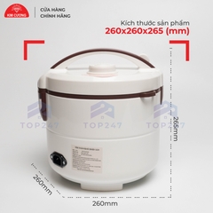 Nồi Cơm Điện Kim Cương - Nắp Gài Chống Dính 1.5 Lít Thông Minh [Chính Hãng]