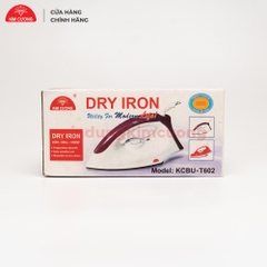 Bàn Ủi Kim Cương - Bàn Là Khô KC-T602 [ Bảo Hành Chính Hãng 12 Tháng ]