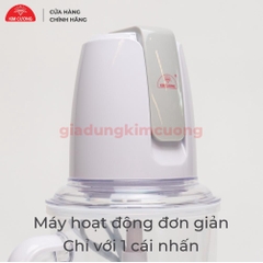 Máy Xay Thịt Đa Năng 2 Lít 6 Lưỡi Thép Không Gỉ - Thương Hiệu Kim Cương [Bảo Hành]