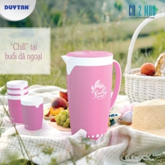 Ca Nhựa Duy Tân 2 Màu Dung Tích 2.0L Có Nắp Đậy An Toàn Tiện Dụng Chất Liệu Nhựa PP Không Chứa BPA Nhiều Màu Sắc Tươi Sáng