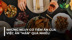 NHỮNG NGUY CƠ TIỀM ẨN CỦA VIỆC ĂN "MẶN" QUÁ NHIỀU