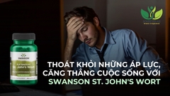 THOÁT KHỎI NHỮNG ÁP LỰC, CĂNG THẲNG CUỘC SỐNG VỚI SWANSON ST. JOHN'S WORT