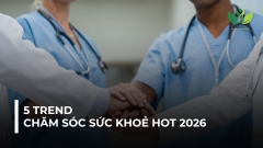 5 TREND CHĂM SÓC SỨC KHOẺ HOT NHÂT NĂM 2026