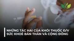 NHỮNG TÁC HẠI CỦA KHÓI THUỐC ĐỐI VỚI SỨC KHOẺ BẢN THÂN VÀ CỘNG ĐỒNG