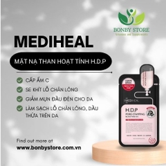 Mặt Nạ H.D.P Mediheal Than Hoạt Tính Cho Da Mụn 25ml trên nền trắng
