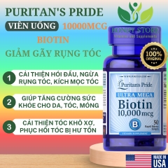viên uống biotin 10000MCG của Puritan 50 viên
