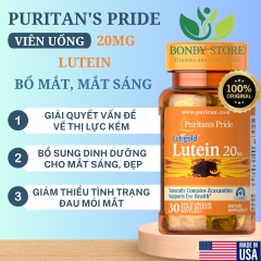 viên uống bổ mắt, sáng mắt 20mg của Mỹ 30 viên