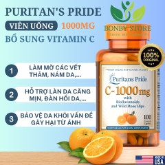 vitamin c 1000mg của puritan 100 viên