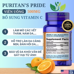 viên uống bổ sung vitamin c 500mg của Mỹ 30 viên