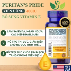 viên uống bổ sung vitamin E của Mỹ 100 viên
