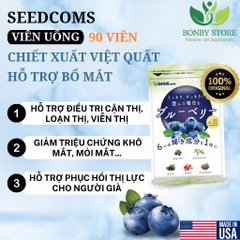 Viên Uống Bổ Mắt Chiết Xuất Trái Việt Quất Xanh SEEDCOMS