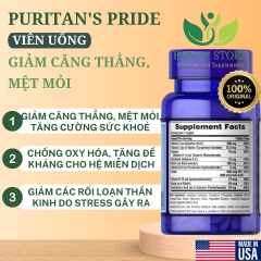 VIÊN UỐNG GIẢM STRESS PURITAN’S PRIDE STRESS FORMULA - 60 viên