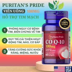 Thuốc CoQ10 100mg của Mỹ 60 viên
