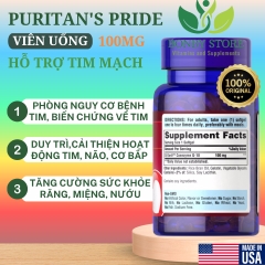 viên uống hỗ trợ tim mạch Q-10 100mg của Mỹ 30 viên