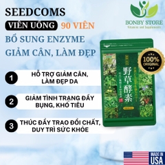 Viên Uống Bổ Sung Enzyme Từ Rau Quả Thảo Mộc, Hỗ Trợ Giảm Cân Và Đẹp Da