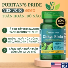 viên uống tuần hoàn bổ não 60mg của Mỹ 120 viên