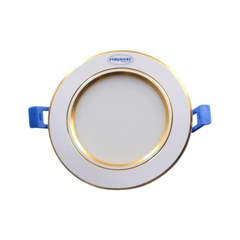 Đèn LED Downlight Viền Vàng 12W Âm Trần Đổi 3 Màu Paragon