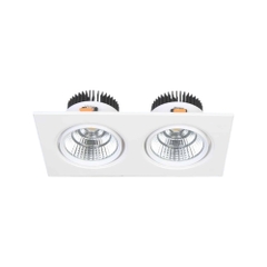 Đèn LED downlight Đôi 12Wx2 Chỉnh Góc Anfaco AFC 318/2-12Wx2