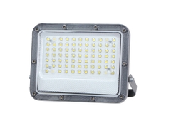 Đèn led pha thấu kính KINGECO 50w, vỏ xám, Chip LUMILEDS 2835