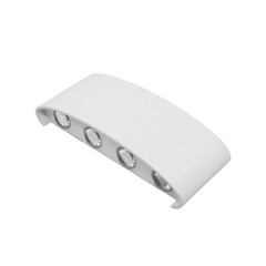 Đèn Hắt Tường 2 Đầu 8W Vỏ Trắng 8 Tia