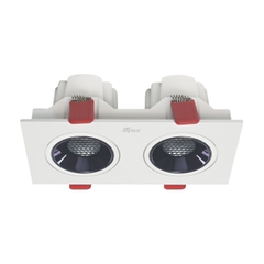 Đèn LED downlight Đôi 7W*2 Chỉnh Góc Anfaco AFC 764/2-7Wx2