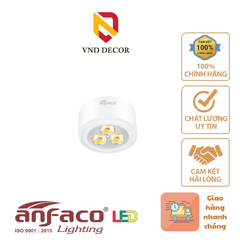 Đèn LED Gắn Nổi Mắt Ếch 3W-9W ANFACO AFC 643T-Vỏ Trắng